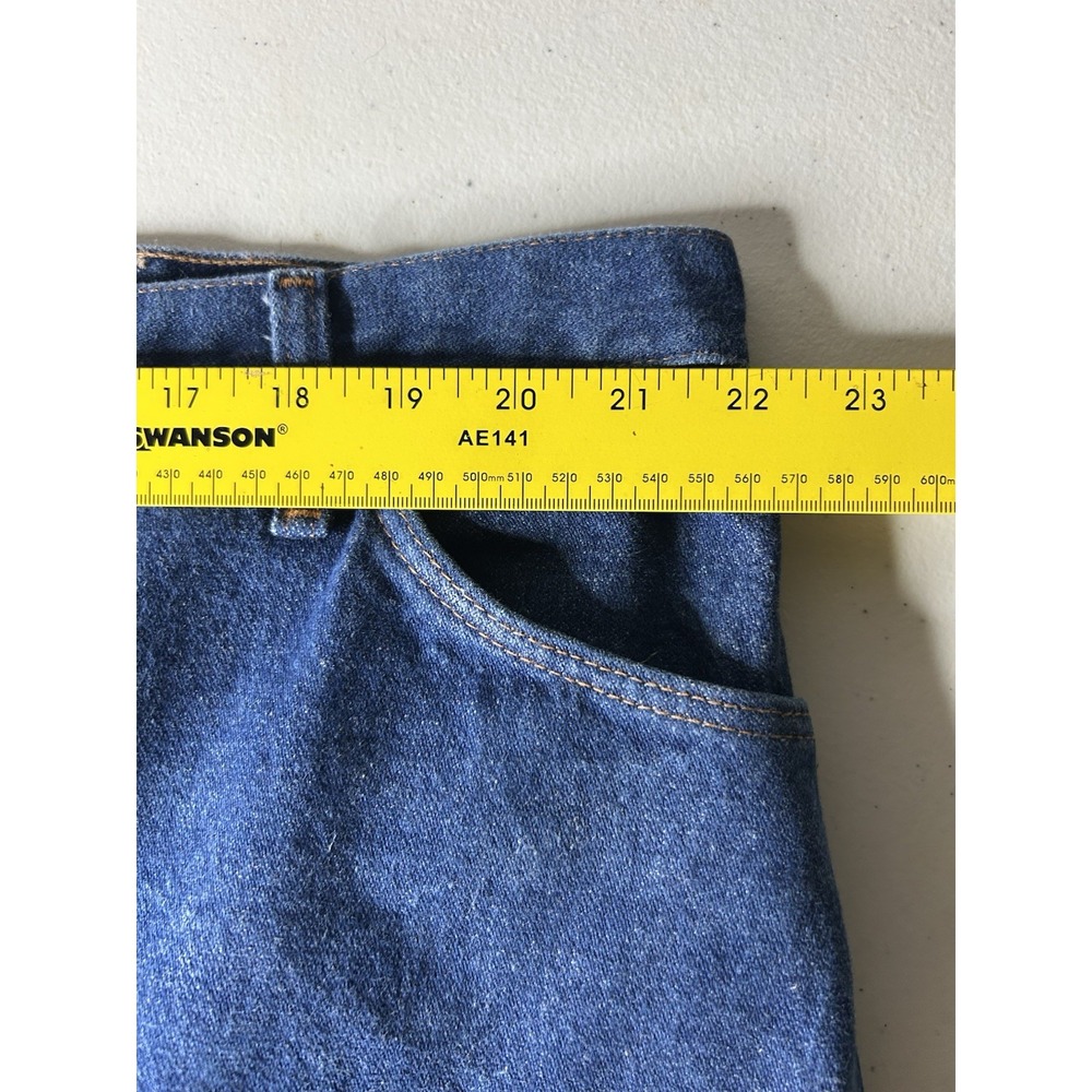 Wrangler 13MWZPW Cowboy Cut Denim Jeans VTG Made in USA. Men's Size 44x32 - Picture 5 of 5